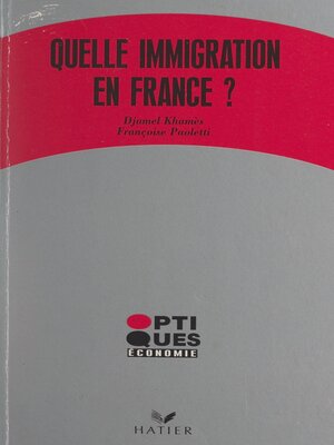 cover image of En France, quelle immigration ?